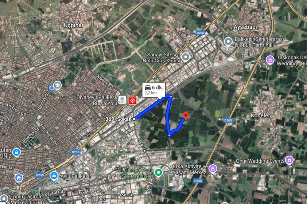 C21 BAL'dan BALIKESİR ALTIEYLÜL GÜMÜŞÇEŞME’DE SATILIK YATIRIMLIK TARLA!