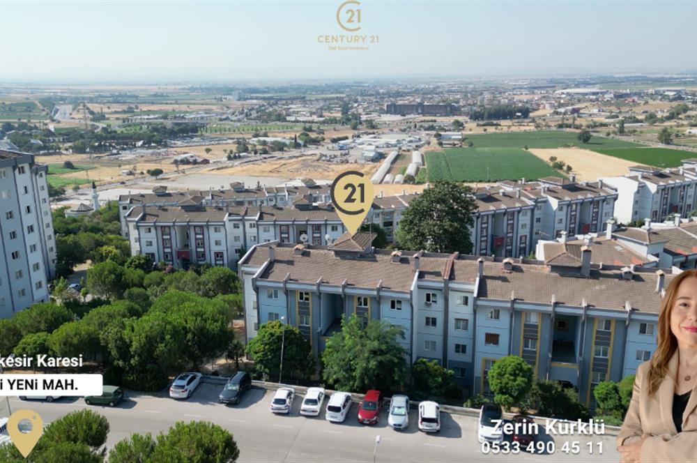 CENTURY21 BAL'DAN 1.ETAP 4 KATLILARDA SATILIK 3+1 DAİRE