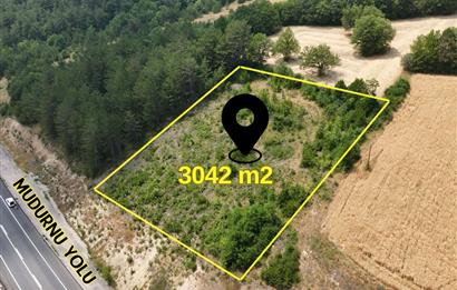 -C21TERAS- MUDURNU YOLUNA CEPHE 3042 m2 SATILIK TARLA