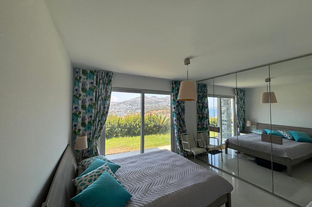 Bodrum Gümüşlük Koyunbaba Deniz Manzaralı Bahçe Katı Daire