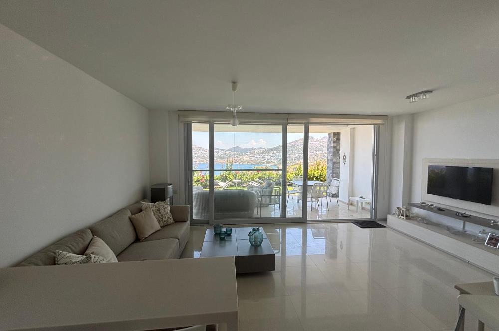 Bodrum Gümüşlük Koyunbaba Deniz Manzaralı Bahçe Katı Daire