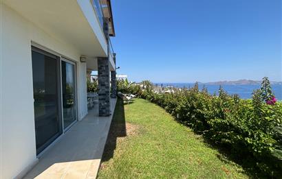 Bodrum Gümüşlük Koyunbaba Deniz Manzaralı Bahçe Katı Daire