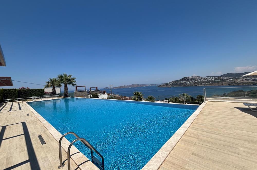 Bodrum Gümüşlük Koyunbaba Deniz Manzaralı Bahçe Katı Daire