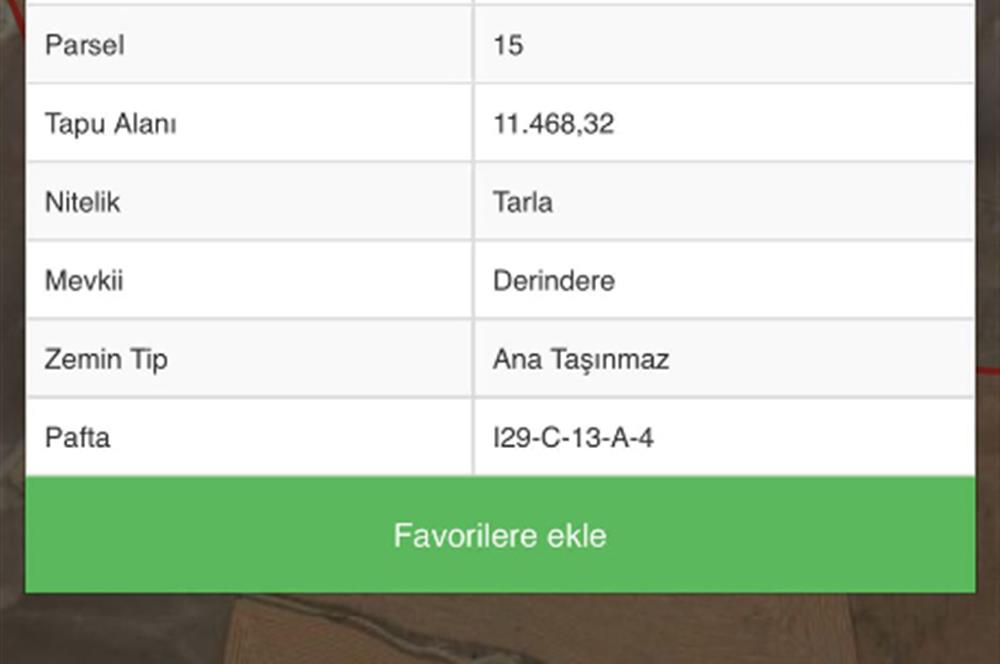 BEYNAMDA TEK TAPU 11500m ARSA