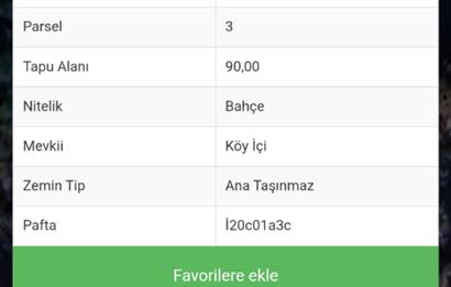 C21 LOCA'DAN KEPSUT ÖRENHARMAN'DA 90 M2 SATILIK HOBİ BAHÇESİ