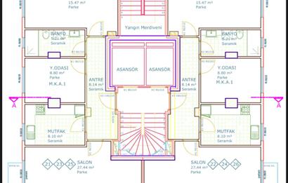 Kadıköy Feneryolu Projeden 2+1 Satılık Daire