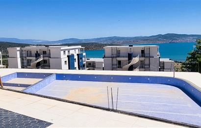 Sea view apartment for sale in Kıyıkışlacık complex