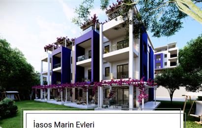 Sea view apartment for sale in Kıyıkışlacık complex