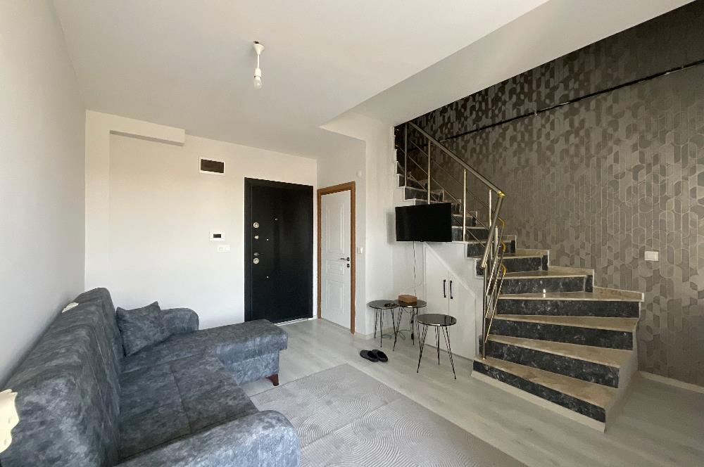 C21 Loca'dan Plevnede Kiralık Balkon + Teras 1+1 Eşyalı Dubleks