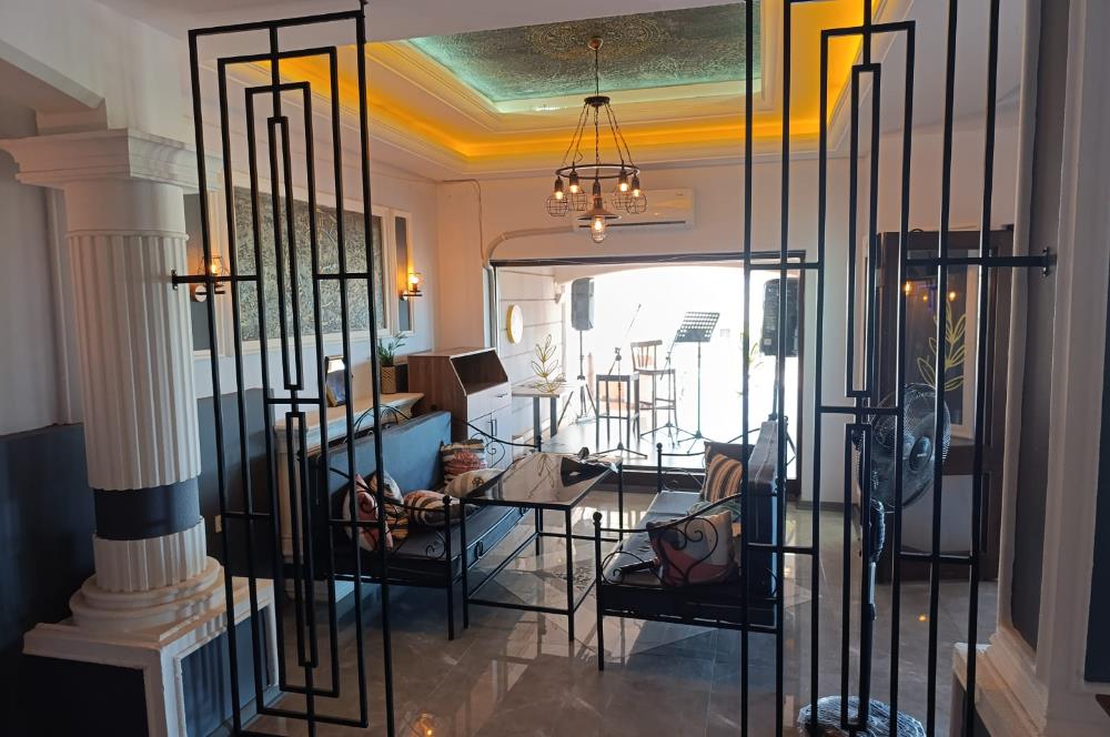 DİDİM MARİNA'DA DENİZ MANZARALI DEVREN KİRALIK CAFE-RESTAURANT 