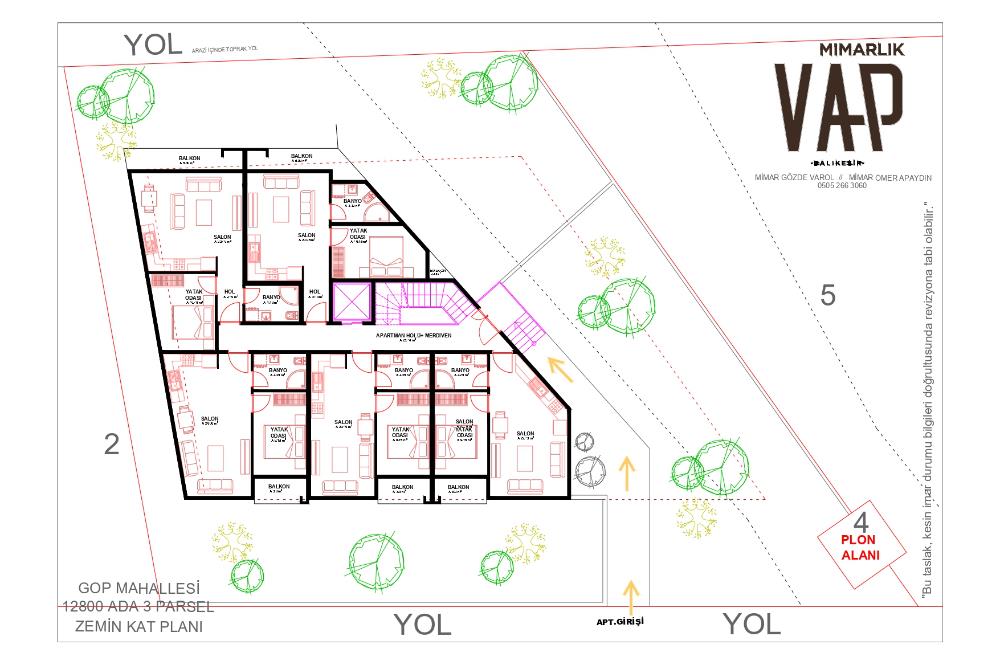 C21 WİNNER GAZİOSMANPAŞA MAHALLESİNDE 728 m² KAT KARŞILIĞI ARSA