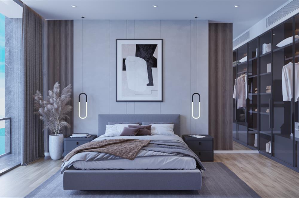 Kıbrıs İskele'nin En İyi Projesi Grand Sapphire Blu'da Ödeme Planlı Satılık Fırsat 2+1 Daire