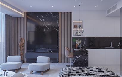 Kıbrıs İskele'nin En İyi Projesi Grand Sapphire Blu'da Ödeme Planlı Satılık Fırsat Stüdyo Daire