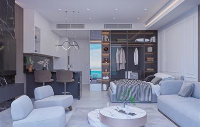 Kıbrıs İskele'nin En İyi Projesi Grand Sapphire Blu'da Ödeme Planlı Satılık Fırsat Stüdyo Daire