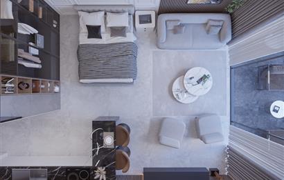Kıbrıs İskele'nin En İyi Projesi Grand Sapphire Blu'da Ödeme Planlı Satılık Fırsat Stüdyo Daire