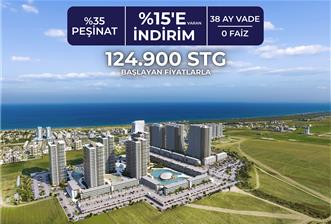 Kıbrıs İskele'nin En İyi Projesi Grand Sapphire Blu'da Ödeme Planlı Satılık Fırsat Stüdyo Daire
