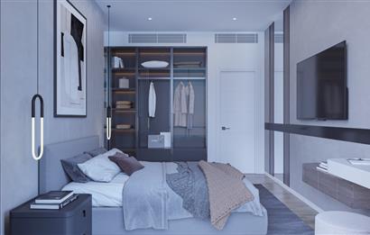 Kıbrıs İskele'nin En İyi Projesi Grand Sapphire Blu'da Ödeme Planlı Satılık Fırsat 1+1 Daire