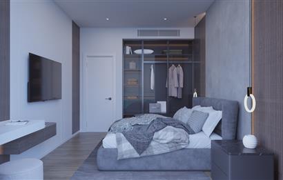 Kıbrıs İskele'nin En İyi Projesi Grand Sapphire Blu'da Ödeme Planlı Satılık Fırsat 2+1 Daire