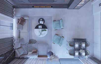 Kıbrıs İskele'nin En İyi Projesi Grand Sapphire Blu'da Ödeme Planlı Satılık Fırsat 2+1 Daire