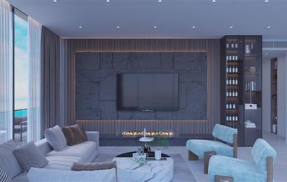 Kıbrıs İskele'nin En İyi Projesi Grand Sapphire Blu'da Ödeme Planlı Satılık Fırsat 2+1 Daire