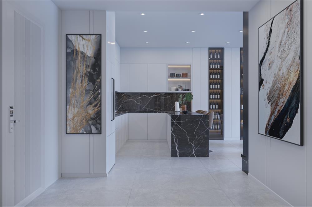 Kıbrıs İskele'nin En İyi Projesi Grand Sapphire Blu'da Ödeme Planlı Satılık Fırsat 3+1 Daire