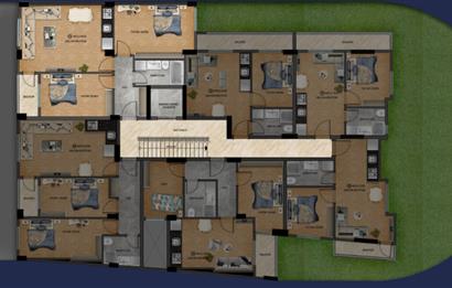 C21 BAL'dan TEMELDEN DUMLUPINAR MAH 1+1 VE 2+0 DAİRELER 