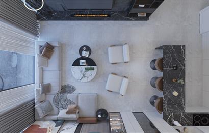 Kıbrıs İskele'nin En İyi Projesi Grand Sapphire Blu'da Ödeme Planlı Satılık Fırsat 3+1 Daire