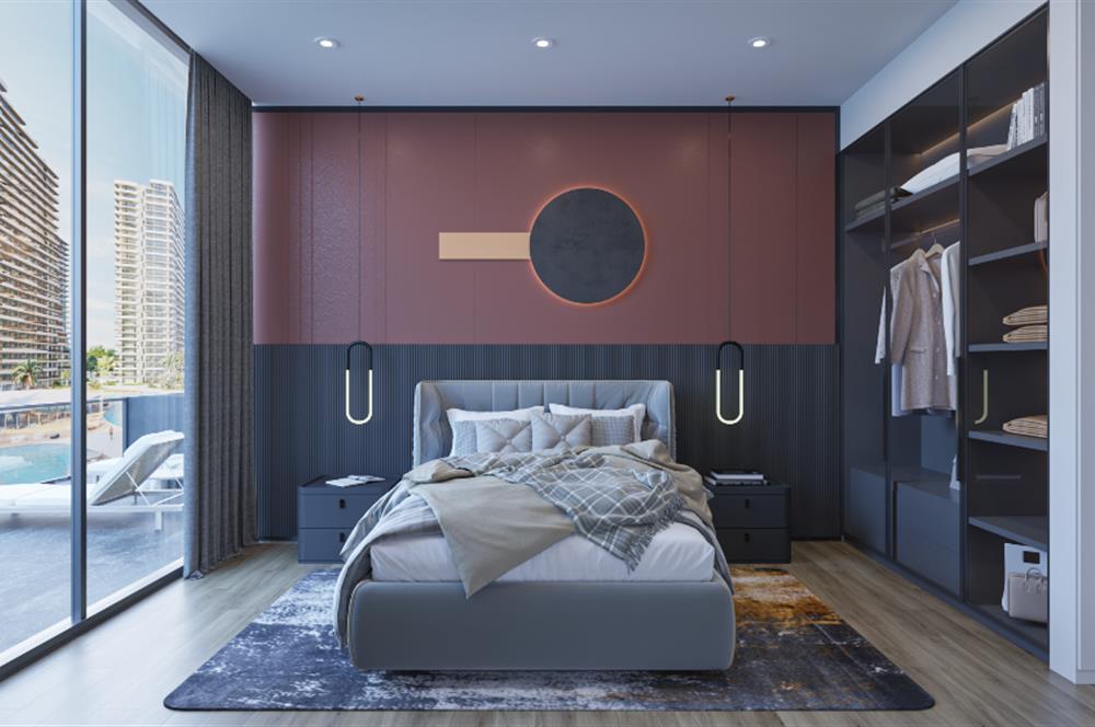 Kıbrıs İskele'nin En İyi Projesi Grand Sapphire Blu'da Ödeme Planlı Satılık Fırsat 3+1 Daire