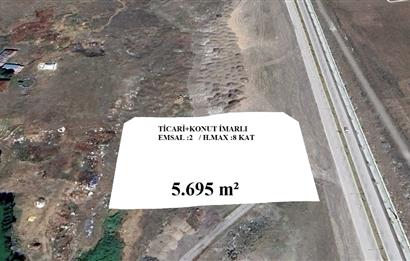 FIRSAT !!! ANA CADDE ÜZERİNDE TİCARİ+KONUT İMARLI HARİKA ARSA
