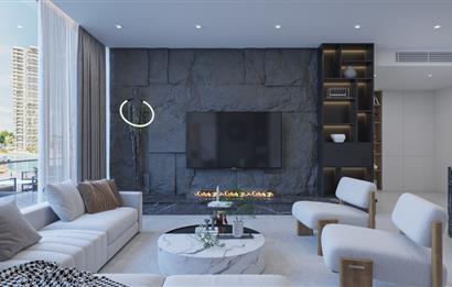 Kıbrıs İskele'nin En İyi Projesi Grand Sapphire Blu'da Ödeme Planlı Satılık Fırsat 3+1 Daire