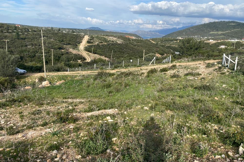 DİDİM/AKYENİKÖY’DE 585 M2, BAFA GÖLÜ MANZARALI, SATILIK VİLLA ARSASI