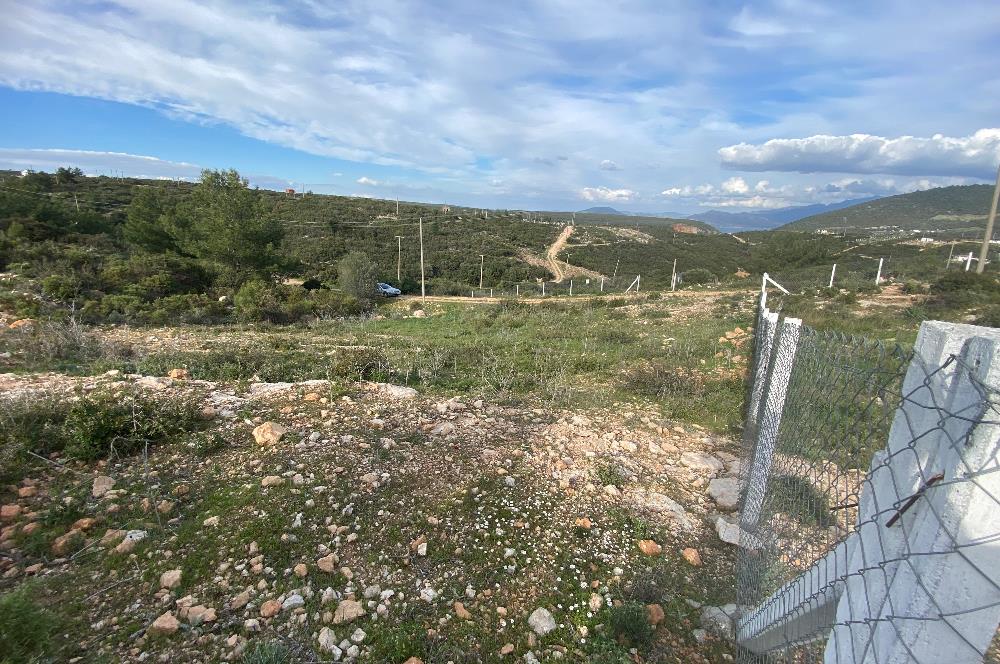 DİDİM/AKYENİKÖY’DE 585 M2, BAFA GÖLÜ MANZARALI, SATILIK VİLLA ARSASI