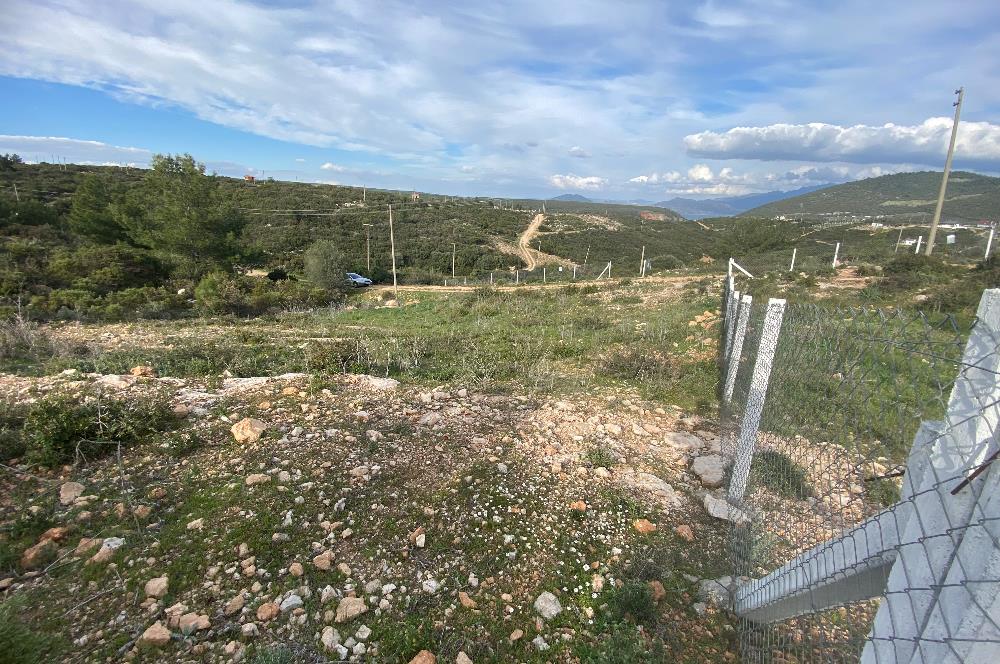 DİDİM/AKYENİKÖY’DE 585 M2, BAFA GÖLÜ MANZARALI, SATILIK VİLLA ARSASI