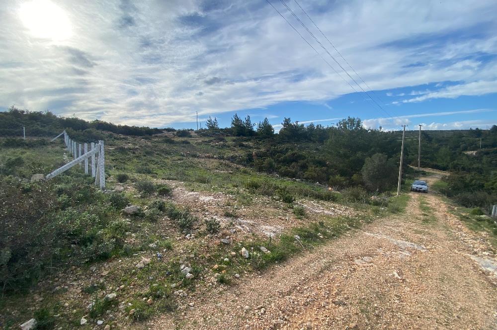 DİDİM/AKYENİKÖY’DE 585 M2, BAFA GÖLÜ MANZARALI, SATILIK VİLLA ARSASI