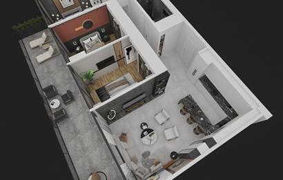 Kıbrıs İskele'nin En İyi Projesi Grand Sapphire Blu'da Ödeme Planlı Satılık Fırsat 3+1 Daire