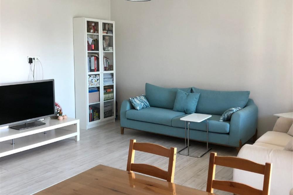 Güleç Teras’ta Yüzme Havuzlu  Eşyalı 1+1 Daire
