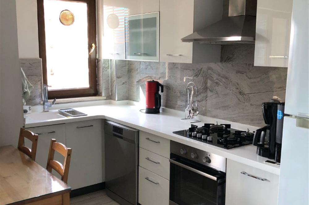 Güleç Teras’ta Yüzme Havuzlu  Eşyalı 1+1 Daire