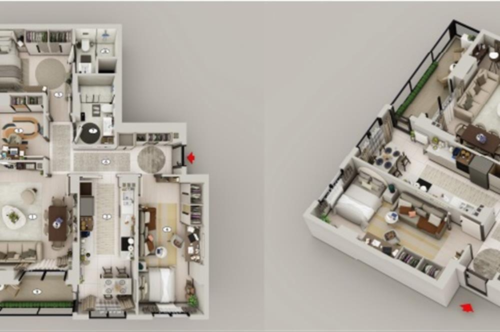 FIRSAT! DENİZ MANZARALI 3+1 SIFIR DAİRE