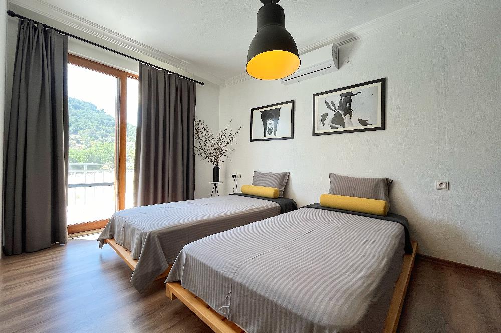 Datça Palamutbükü'nde Özel Peyzajlı Full Eşyalı Tasarım Villa