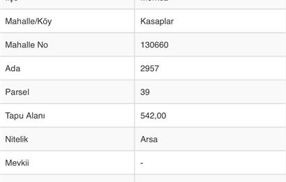 C21 TERAS - BOLU MERKEZ KASAPLAR MAH. 4 KAT İMARLI ARSA