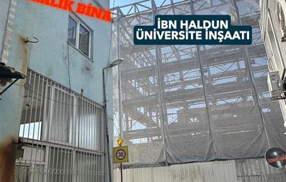 EMİNÖNÜ KÜÇÜKPAZAR'DA KOMPLE BİNA(275 M2) İBN HALDUN ÜNV.KARŞISI