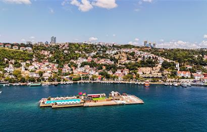 Kuruçeşme Boğaz ve GS Adası Manzaralı 1997 Yapımı Emsalsiz KÖŞK