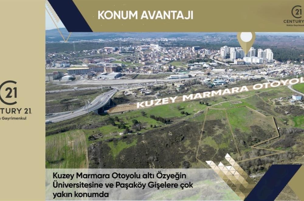 Sancaktepe Paşaköy’de Özyeğin Üniversitesi yakınında satılık Arsa