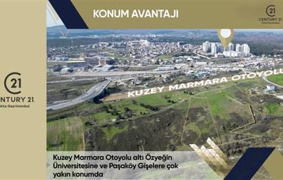 Sancaktepe Paşaköy’de Özyeğin Üniversitesi yakınında satılık Arsa