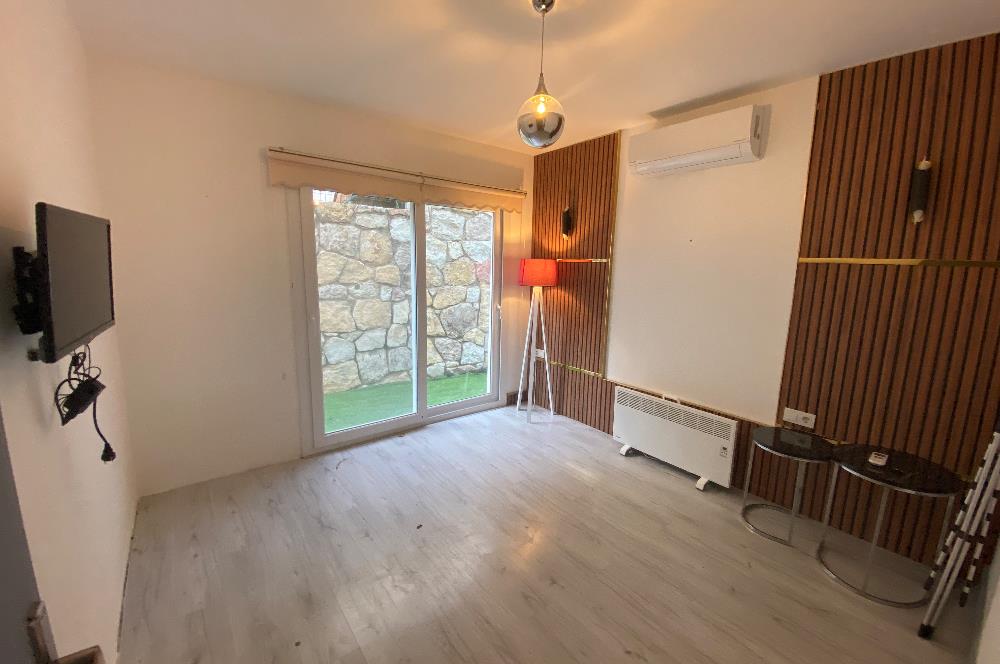 Ortakent Merkezde Kiralık Müstakil Bahçeli 3+1 Eşyalı Bahçe Dubleksi