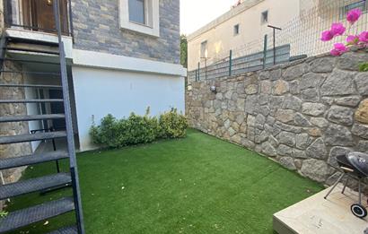 Ortakent Merkezde Kiralık Müstakil Bahçeli 3+1 Eşyalı Bahçe Dubleksi