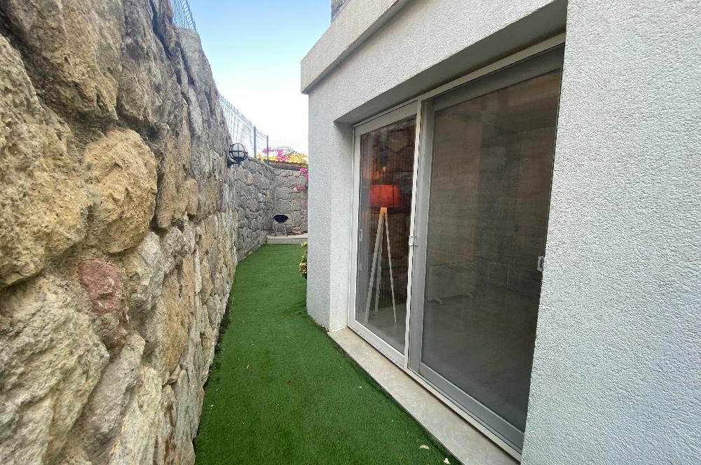 Ortakent Merkezde Kiralık Müstakil Bahçeli 3+1 Eşyalı Bahçe Dubleksi