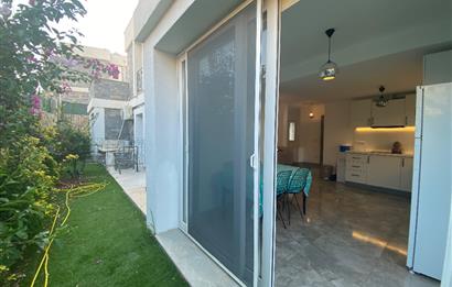 Ortakent Merkezde Kiralık Müstakil Bahçeli 3+1 Eşyalı Bahçe Dubleksi