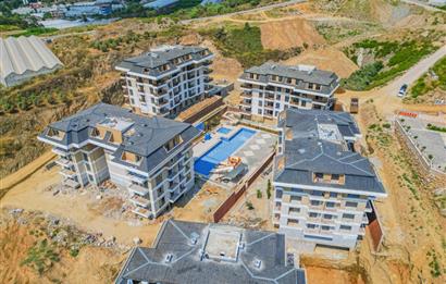ALANYA KONAKLI'DA FIRSAT 3.KAT ÖN 1+1 FULL DENİZ HAVUZ MANZARALI