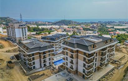 ALANYA KONAKLI'DA FIRSAT 3.KAT ÖN 1+1 FULL DENİZ HAVUZ MANZARALI